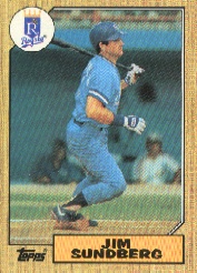 1987 Topps Baseball Cards      190     Jim Sundberg